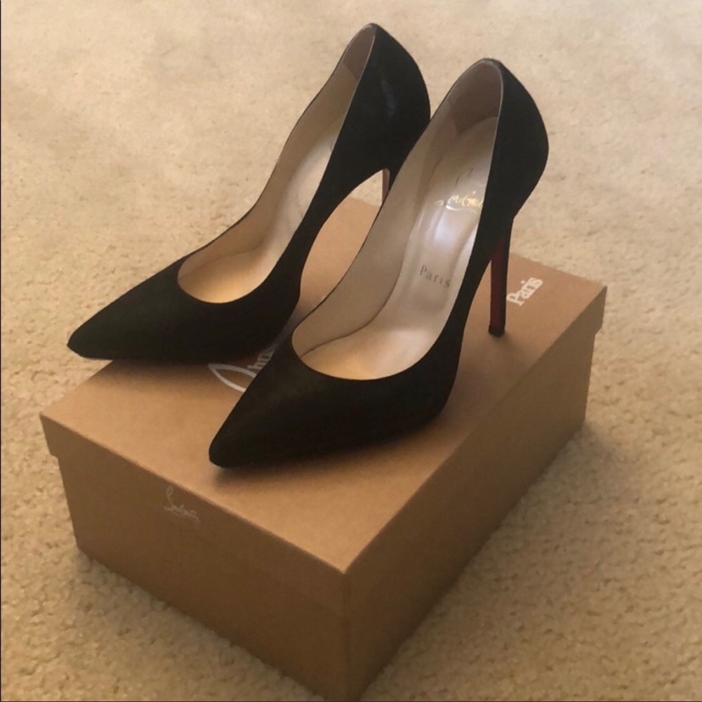 Christian Louboutin Black Pigalle Plato Pumps